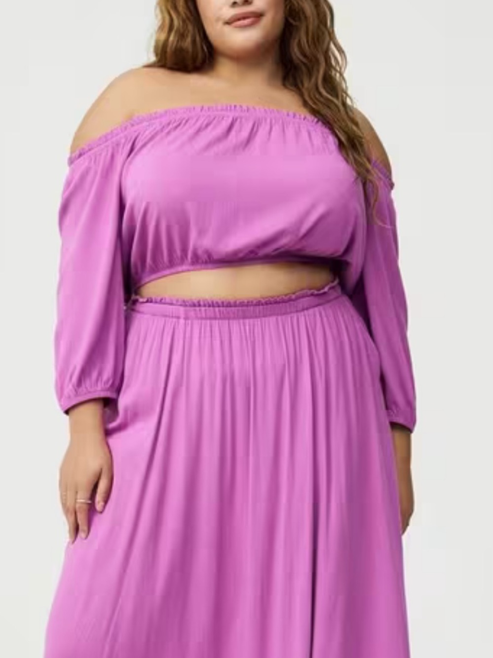 Torrid Off Shoulder Crop Top